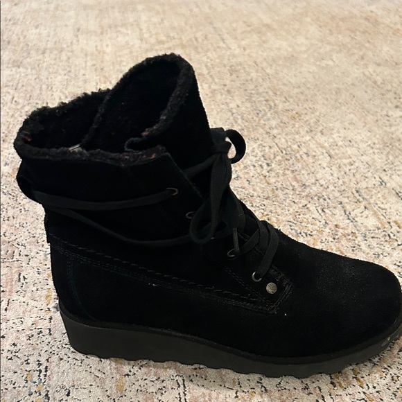 BearPaw Black Suede Boots - Picture 3 of 7